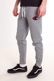 Champion Satin C Logo Cotton Terry Joggers Pants