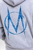 Mikina Na Zip Mercur Plaid Monument