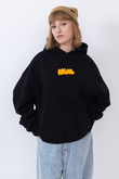 Relab Bubble Hoodie Black Orange