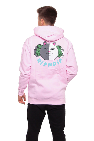 ripndip money talks pink hoodie