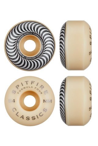Spitfire Formula 4 Skateboard Wheels F4 99A Classic Stay Lit Swirl Glow 53mm 