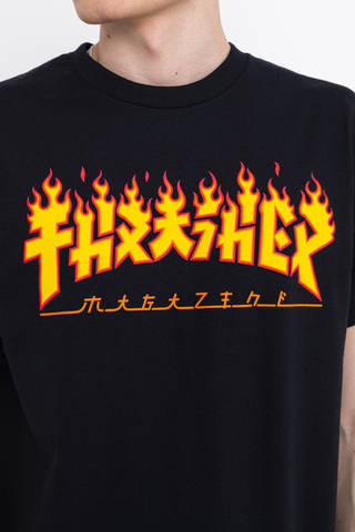 Koszulka Thrasher Godzilla Flame