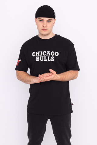 New Era Chicago Bulls Washed Pack Woodmark T-shirt
