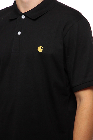 Carhartt Chase Polo T-shirt Black I026393