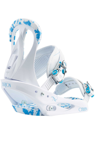 Burton Citizen Womens Snowboard Bindings White Blue 10540103106