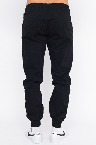 Jigga Wear Crown Jogger Pants Black Black