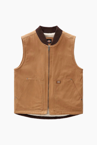 Dickies Duck Canvas Vest Brown DK0A4XFXC411