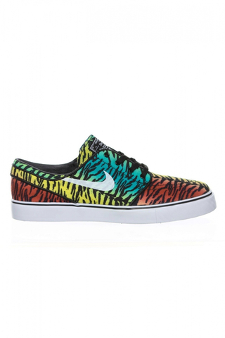 Buty Nike Zoom Stefan Janoski CNVS CHLLNG RD / WHITE - LCD GRN - TR YLL