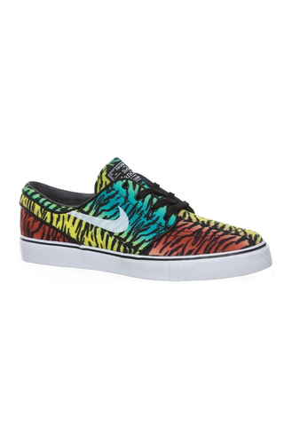 Buty Nike Zoom Stefan Janoski CNVS CHLLNG RD / WHITE - LCD GRN - TR YLL