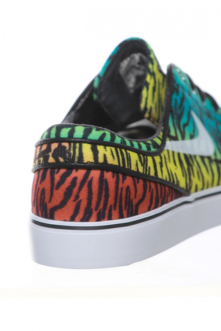 Buty Nike Zoom Stefan Janoski CNVS CHLLNG RD / WHITE - LCD GRN - TR YLL