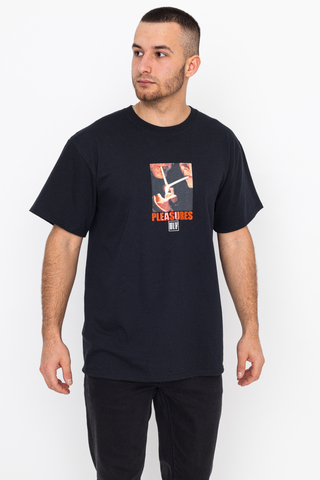HUF X Pleasures Together T-shirt Black ts01805-black
