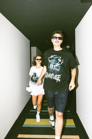 Koszulka Kamuflage Skully