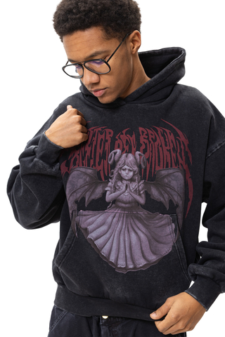 Bluza Z Kapturem Better off Broken Angel Dark Version