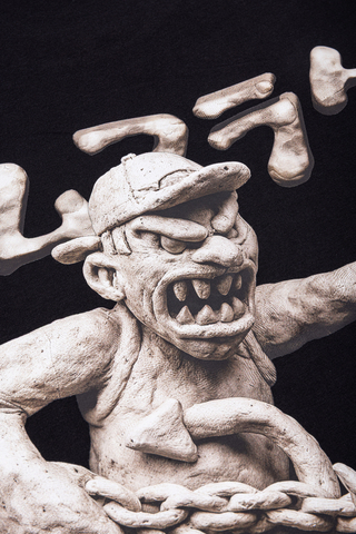 Koszulka Kamuflage Statue