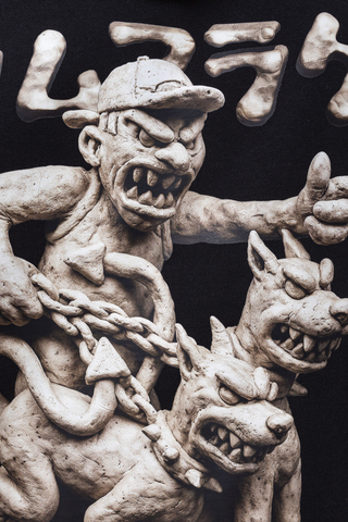 Bluza Z Kapturem Kamuflage Statue