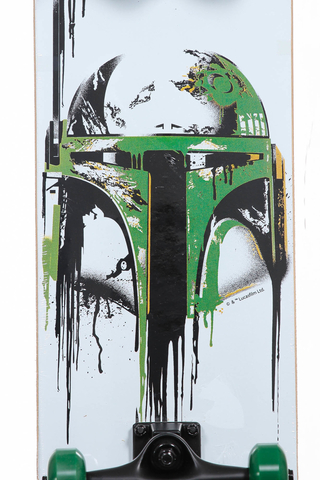 Star Wars Skateboard Fading Boba Fett Skateboard