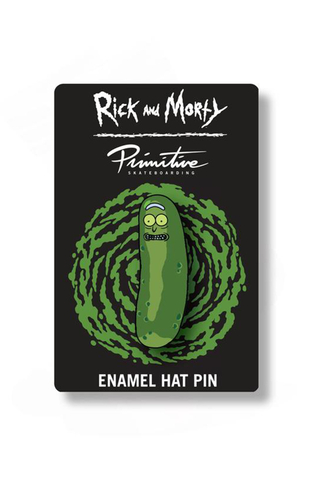 Primitive X Rick And Morty Pickle Rick Pin
