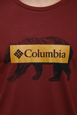Columbia Box Logo Bear T-shirt