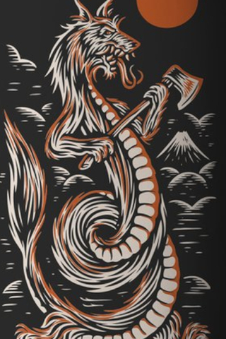 Blat Element Timber Wolf Dragon