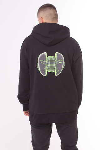Bluza Kaptur Oddity Boxy Open Your Mind