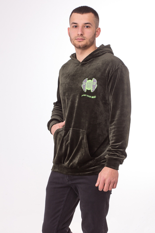 Bluza Kaptur Oddity Welur Open Your Mind