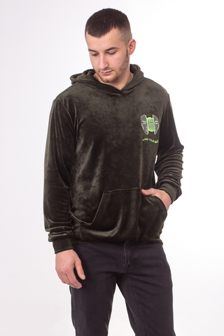 Bluza Kaptur Oddity Welur Open Your Mind