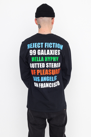 Longsleeve HUF x Pleasures 12 Galaxies