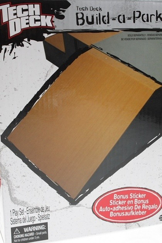 Fingerboard Tech Deck Skatepark Bank Ramp 02