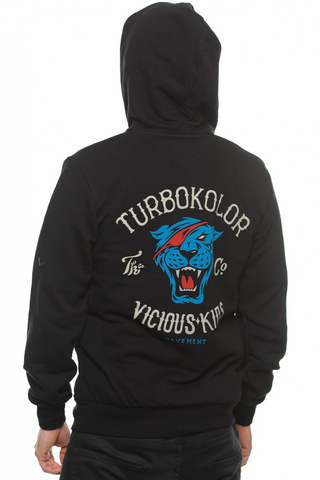 Bluza Zip Turbokolor Moder Hood Vicious