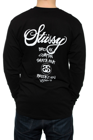 Longsleeve Stussy World Tour 