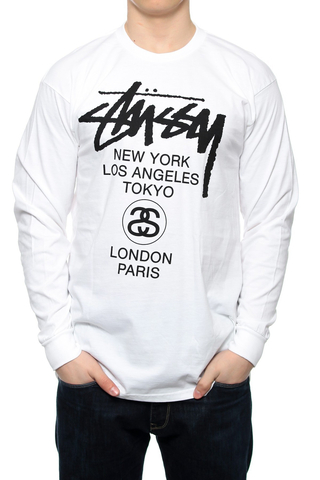 Longsleeve Stussy World Tour 