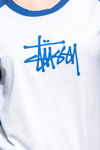 Longsleeve Damski Stussy Basic Raglan 3/4 