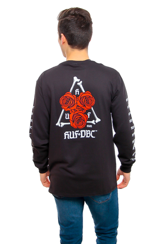 Longsleeve HUF X DBC Bones & Roses Triple Triangle