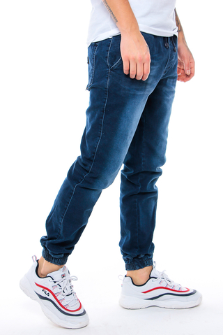 Spodnie New Bad Line Jeans Jogger Wycierane