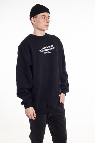 Bluza Bez Kaptura SSG Smoke Story Group Alive Oversize
