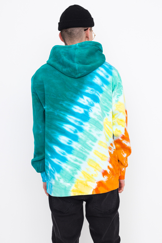 Ripndip Prisma Hoodie RND9034 Teal Rainbow Dye