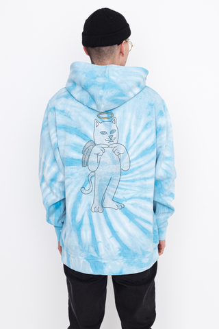 Ripndip Sent From Heaven Hoodie Light Blue Spiral Dye RND9036