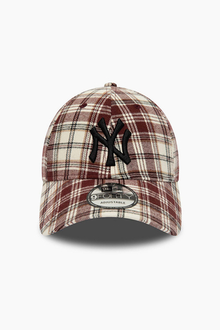 Kšiltovka New Era New York Yankees Plaid 9Forty