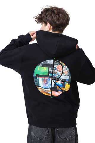 Polar Fill Logo Ourselves Collage Hoodie