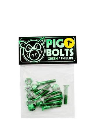 Úchyty Na Skateboard Pig Green Phillips 1"