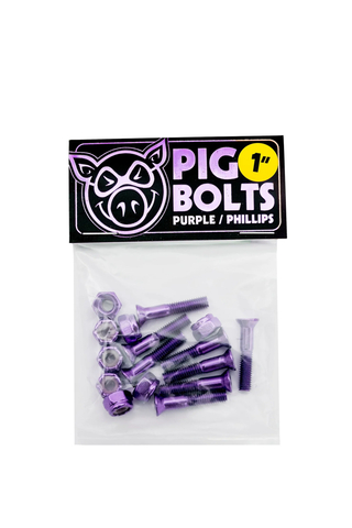 Úchyty Na Skateboard Pig Purple Phillips 1"