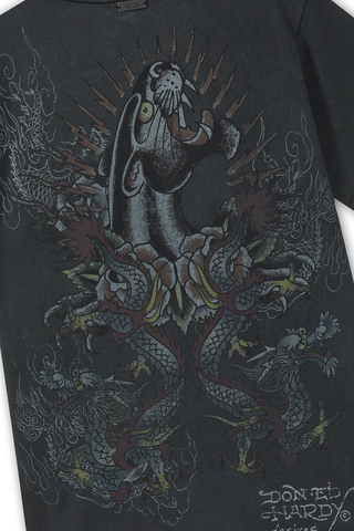Tričko Ed Hardy Dragon Panther Graphic Regular