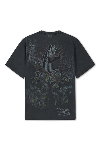 Tričko Ed Hardy Dragon Panther Graphic Regular