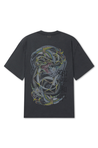Tričko Ed Hardy Washed Snake Charmer Relaxed