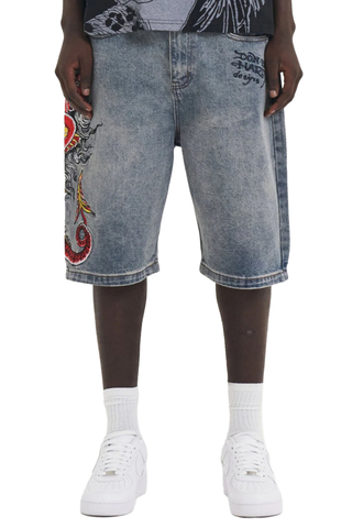 Szorty Ed Hardy Devil Mermaid