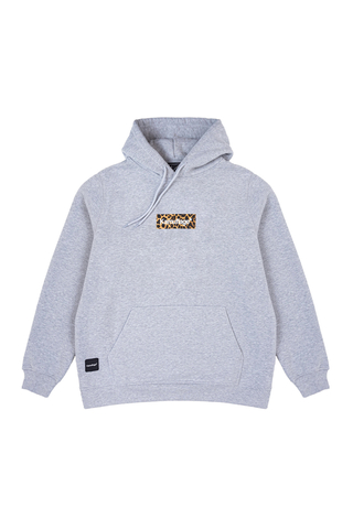 Mikina S Kapucí Kamuflage Boxlogo Leopard