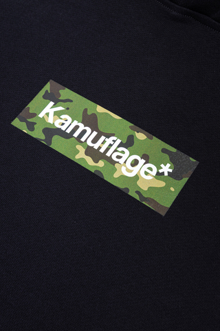 Mikina S Kapucí Kamuflage Boxlogo Military