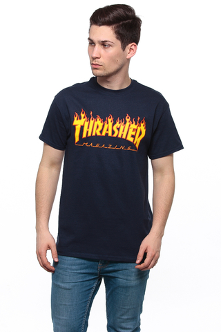 Thrasher Flame Logo T-shirt 