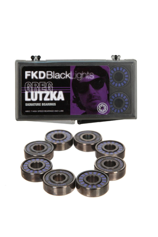 FKD Greg Lutzka Black Lights Skateboard Bearings