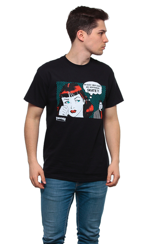 Thrasher New Boyfriend T-shirt Black 144563